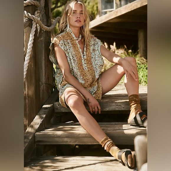 Free People Telly Romper - Picture 3 of 8